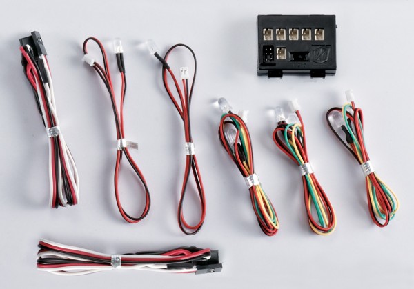 1:10 Body  LED Licht Set mit 8 LED inkl Kontroller Box