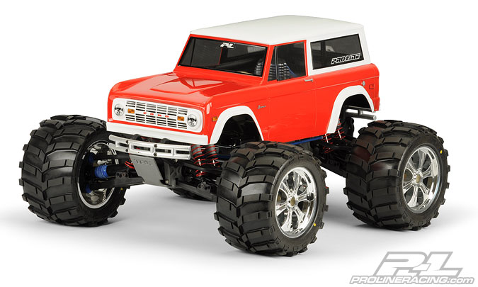 1:10 Body 1973er Ford Bronco (clear +decals)