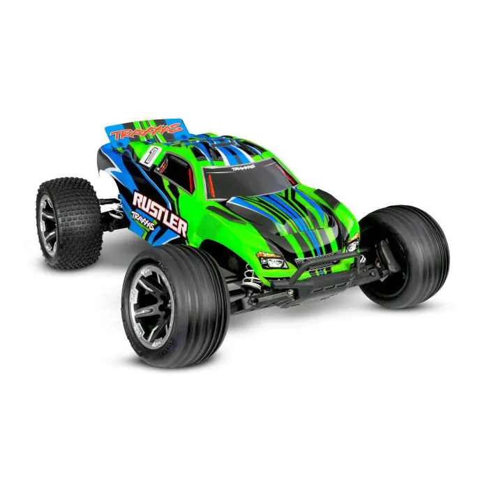 Traxxas Rustler 2WDBrushed HD inlc. Batterie & USB-C Charger Green