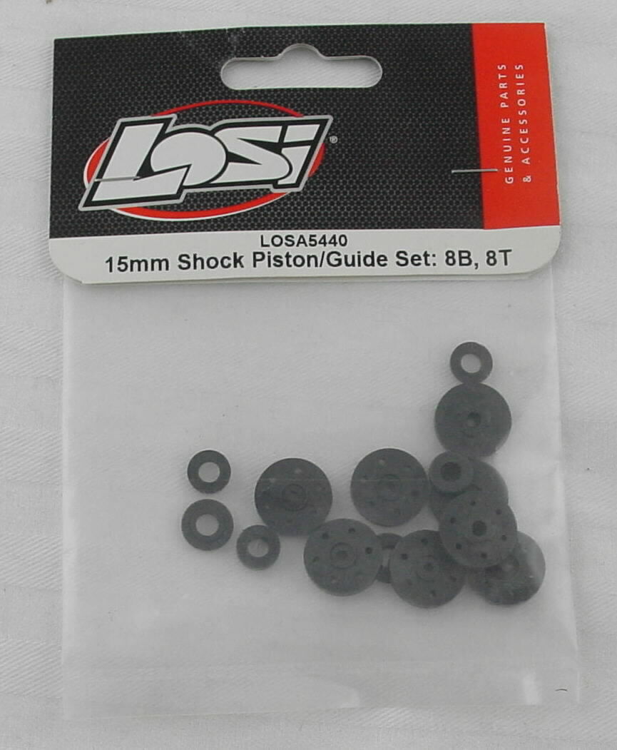 Losi 15mm Shock Piston/Guide Set 8B, 8T